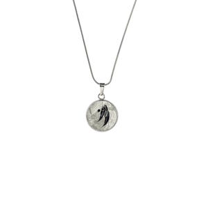 Eucalyptus Gumnut Small Necklace: Australian Flora Jewelry, Metallic Leaf Resin - D865