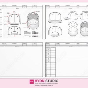 Vector Snapback Tech Pack Create Your Own Custom Snapback Design image 6