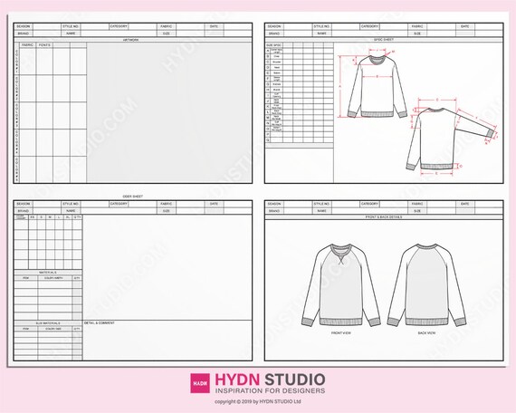 sweatshirt tech pack