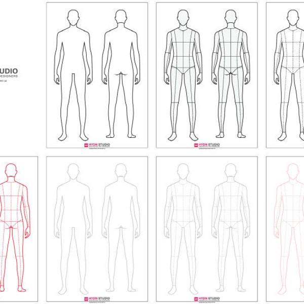 Modische männliche figur - Etsy.de