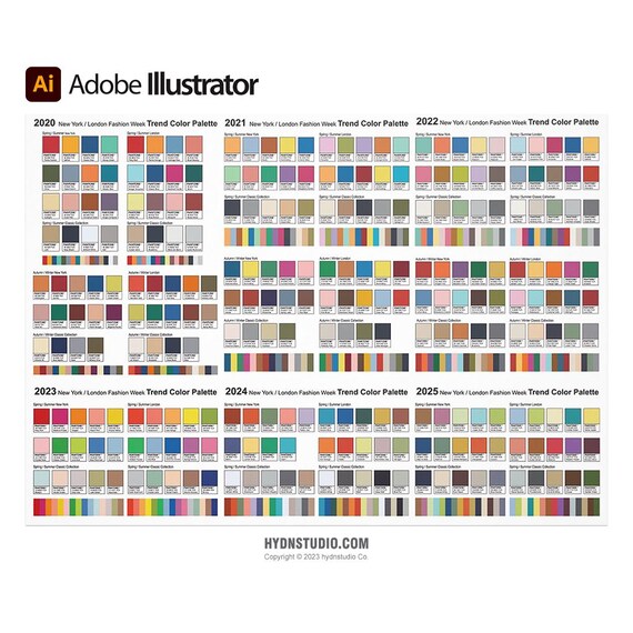 PANTONE FASHION＋ / color guide Pantone Fashion Color Trend Report Spring/Summer 2023 For New York