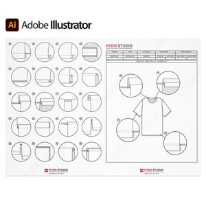 Vector Sewing Seams and Seam Finishes Set - Perfect for Fashion Designers