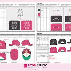 Vector Snapback Tech Pack Create Your Own Custom Snapback Design image 5