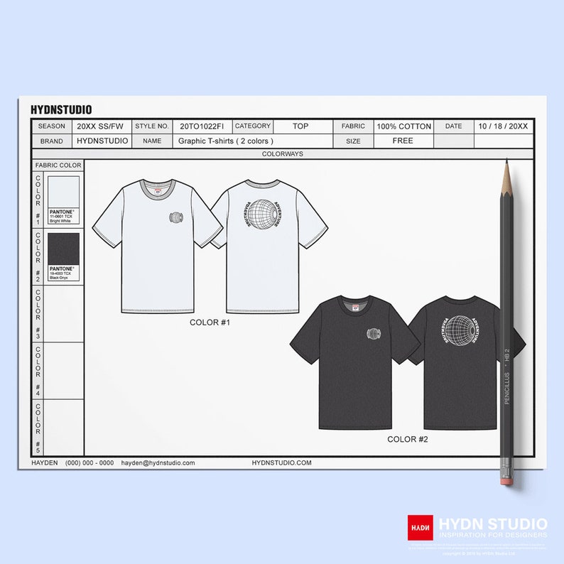 graphic-t-shirts-tech-pack-techpack-template-technical-etsy