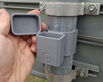 Road sign complete geocache (logbook and included)