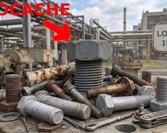 BIG Screw complete PET geocache (cache and logbook included)