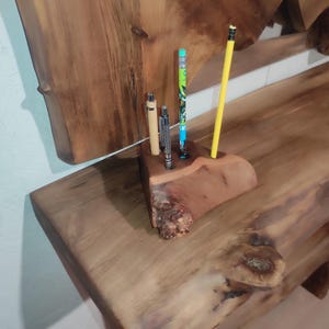 a stand for pens and pencils.  stand. pencil stand. wooden pencil holder. hand made of solid wood. pen organizer.Christmas gift idea