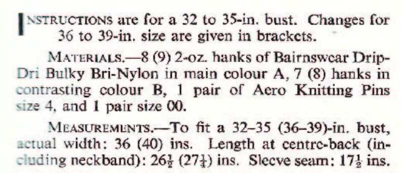 sizing for checkerboard sweater 1960s style with crew neck