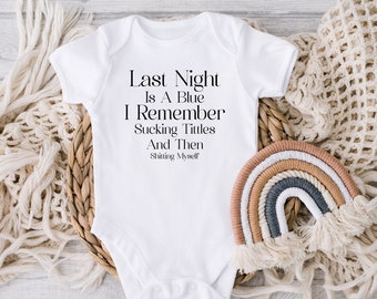 DIGITAL DOWNLOAD Last Night Is A Blur Baby Body, lustiges Baby Baby Body Geschenk, lustiger Baby Body, Baby-Dusche-Geschenk, süßes Baby