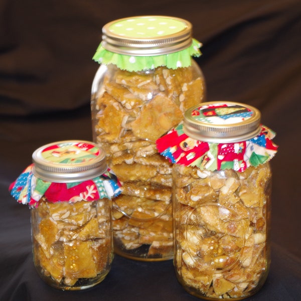 16 oz jar Aunt Nancys Nut Brittle s Very Yummyful!