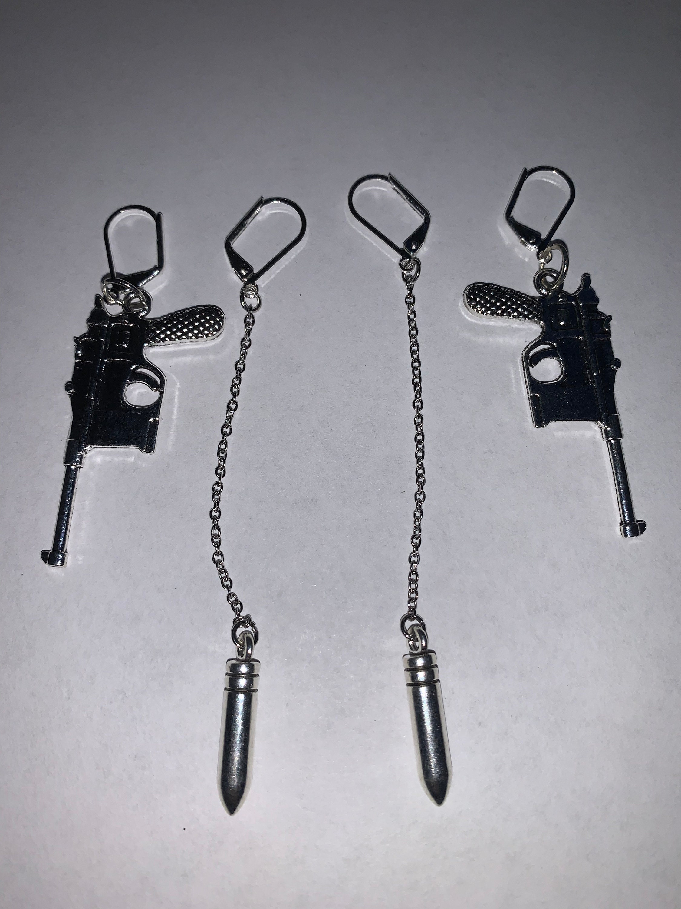 Variety Gun Earrings Etsy