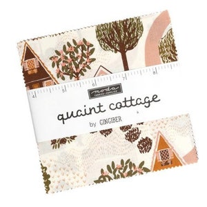 NEW Release Quaint Cottage Charm Pack. By Gingiber by Moda. PreCut for Quilting. Home Decor Fabric. Traditional Floral Fabric 2023