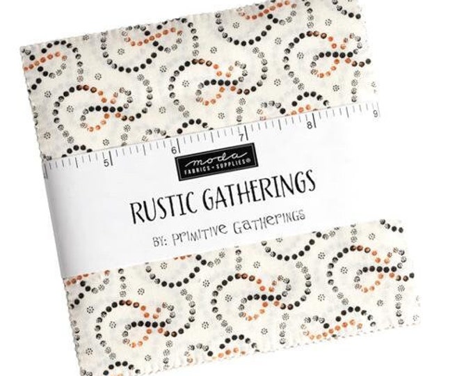 Rustic Gatherings Charm Pack. Fall Fabric by Primitive Gatherings for