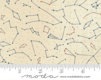 Astra Celestial Fabric by Janet Clare, Star Gazer Nursery Decor