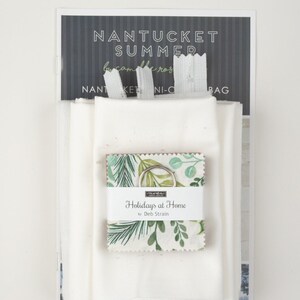 Nantucket Summer Zipper Bag Kit, Holidays at Home Pattern