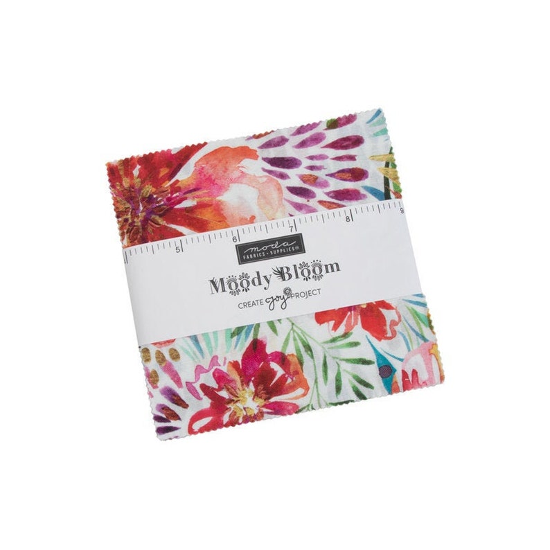 Charm Pack 2980PP Moda Precuts by Bunny Hill for Moda MOODY BLOOMS 42 piece 5x5 charm pack