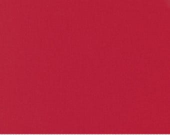 SALE Bella Solids Cherry Fabric by the yard. 9900 230 Moda solids. Home Decor Fabric. Beautiful Holiday Red