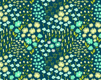 Feed my soul Floral Fabric Yardage by Riley Blake Designs, Quilting & Home Decor