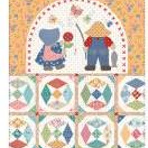 Lori Holt Zippy Bags 3 Panel Bag Kit, light weight canvas panel makes 8 project bags