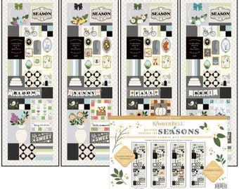 Kimberbell Quilting Through the Seasons CD and Book, 4-in-1 Ladder Quilt, 20in x 60in Available now NEW RELEASE