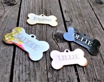 pickle shaped dog tag