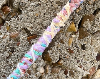 Mandala Style Dreamy Fairy Loc Wrap •  Pastel Dreamscape • (22.5”)