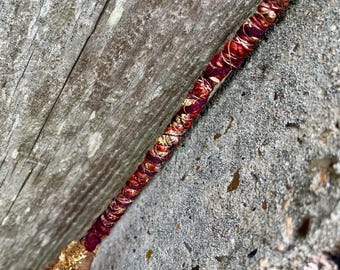 Mandala Style Desert Dusk Textured Hair Wrap Dreadlock • Sunset Carpet Ride Collection •