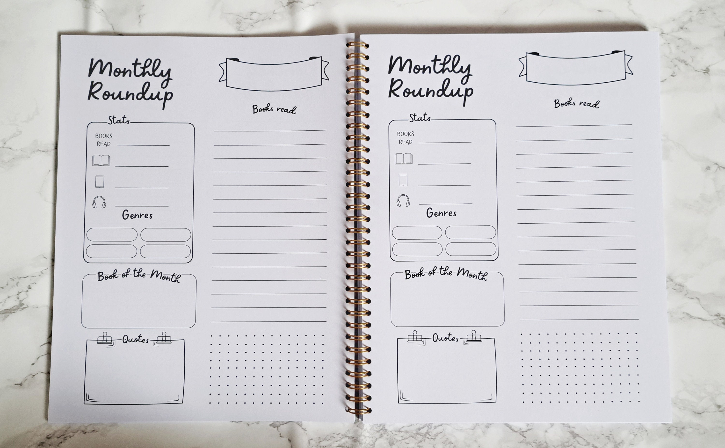 reading-planner-journal-book-review-journal-book-planner-etsy-uk