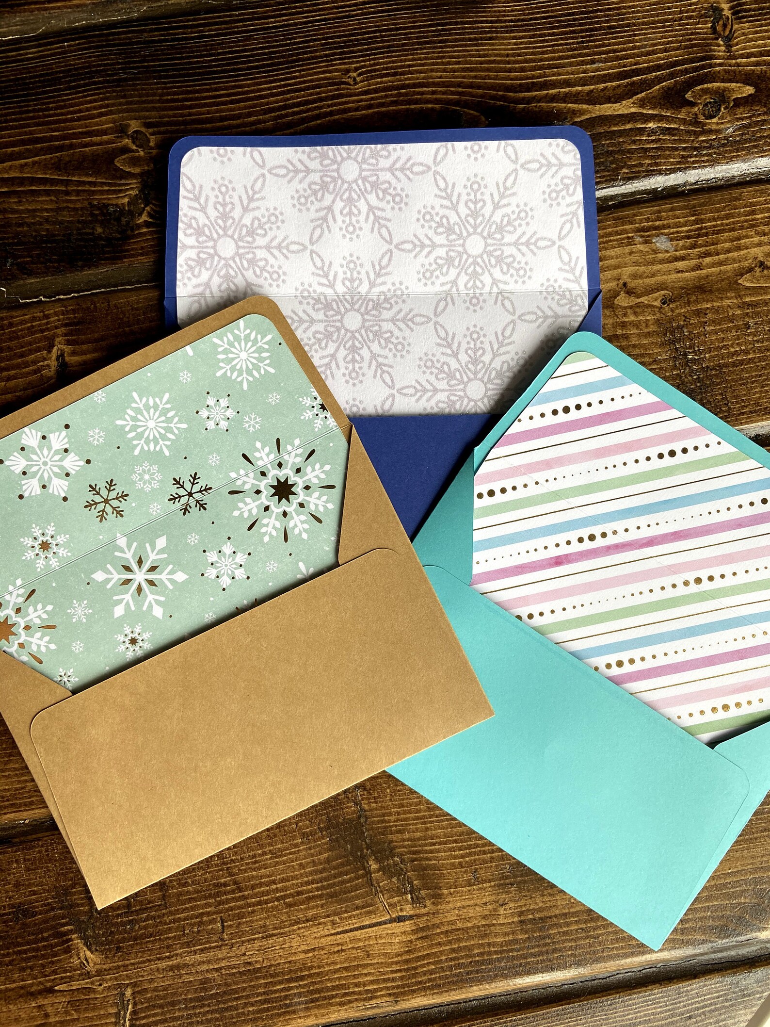 Plain Envelopes with Card Etsy