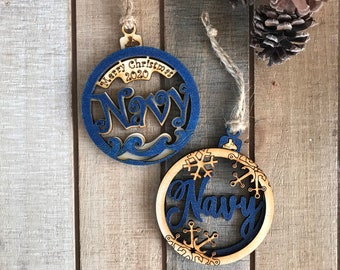 Navy Ornament, Anchor Snowflake Ornament, Anchor Ornament, Christmas Ornament, Patriotic Ornament, Navy Mom