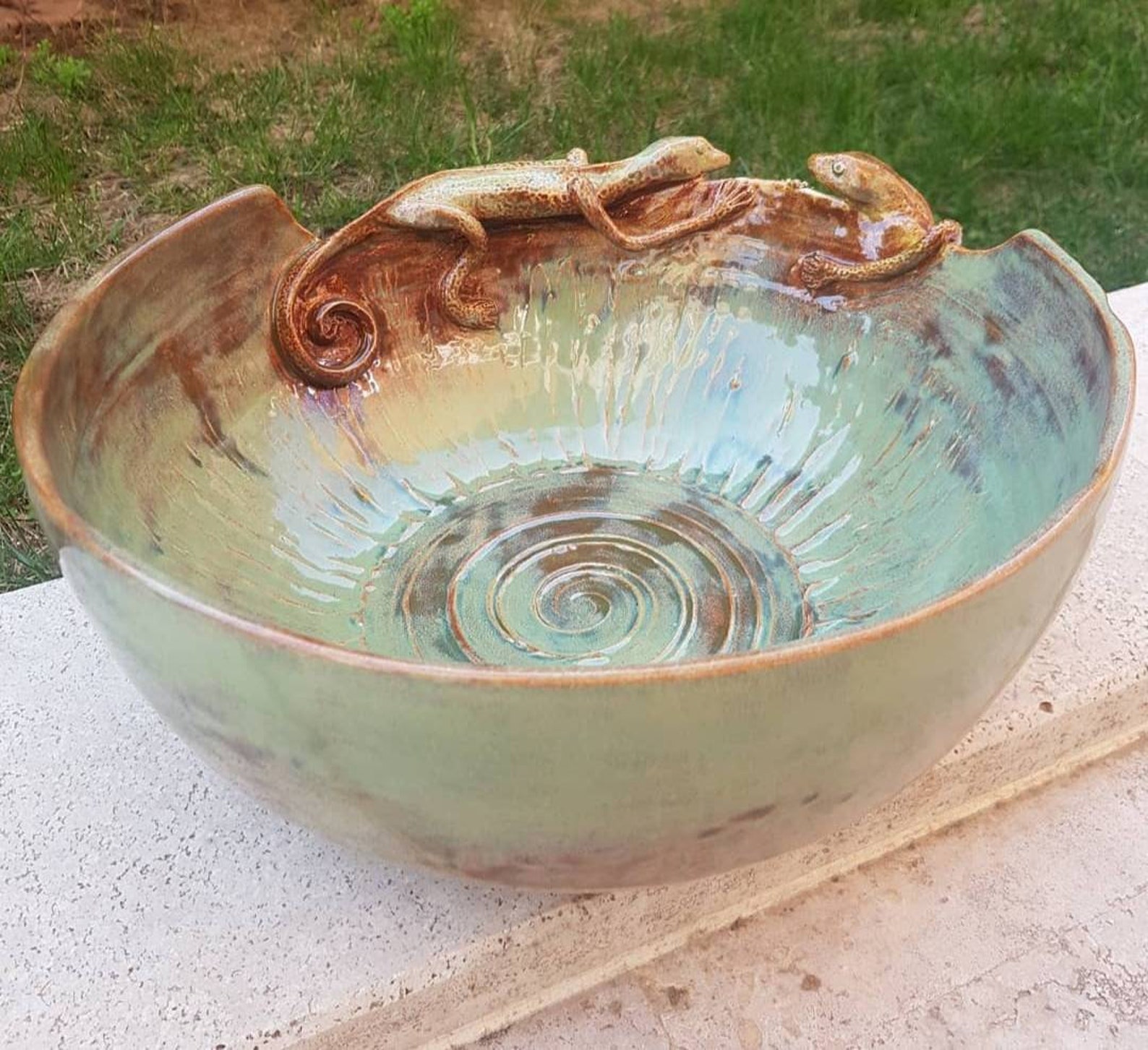 Earthenware ceramic bowl Etsy