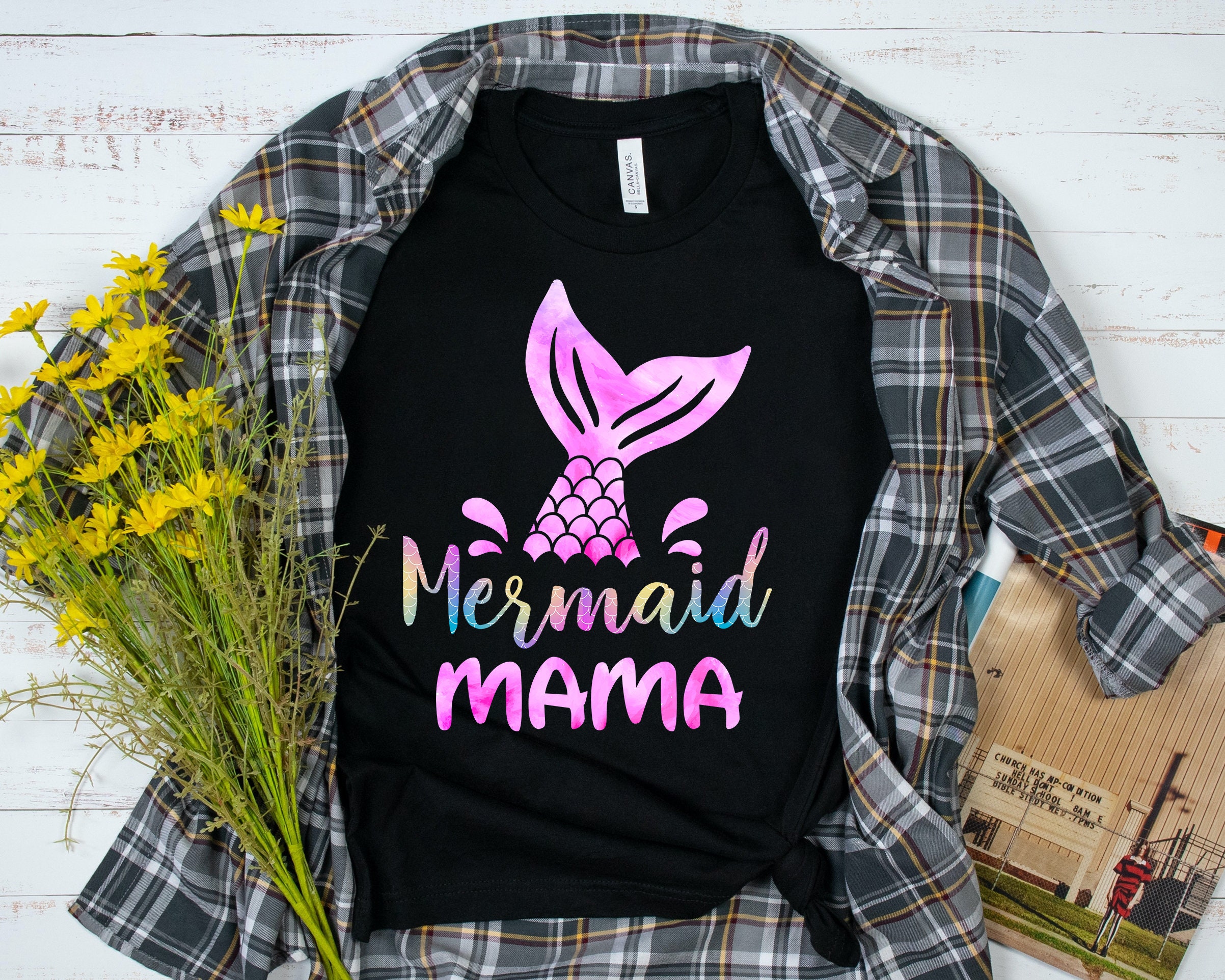 Personalized Birthday Mermaid Shirt Birthday Mermaid Family Etsy