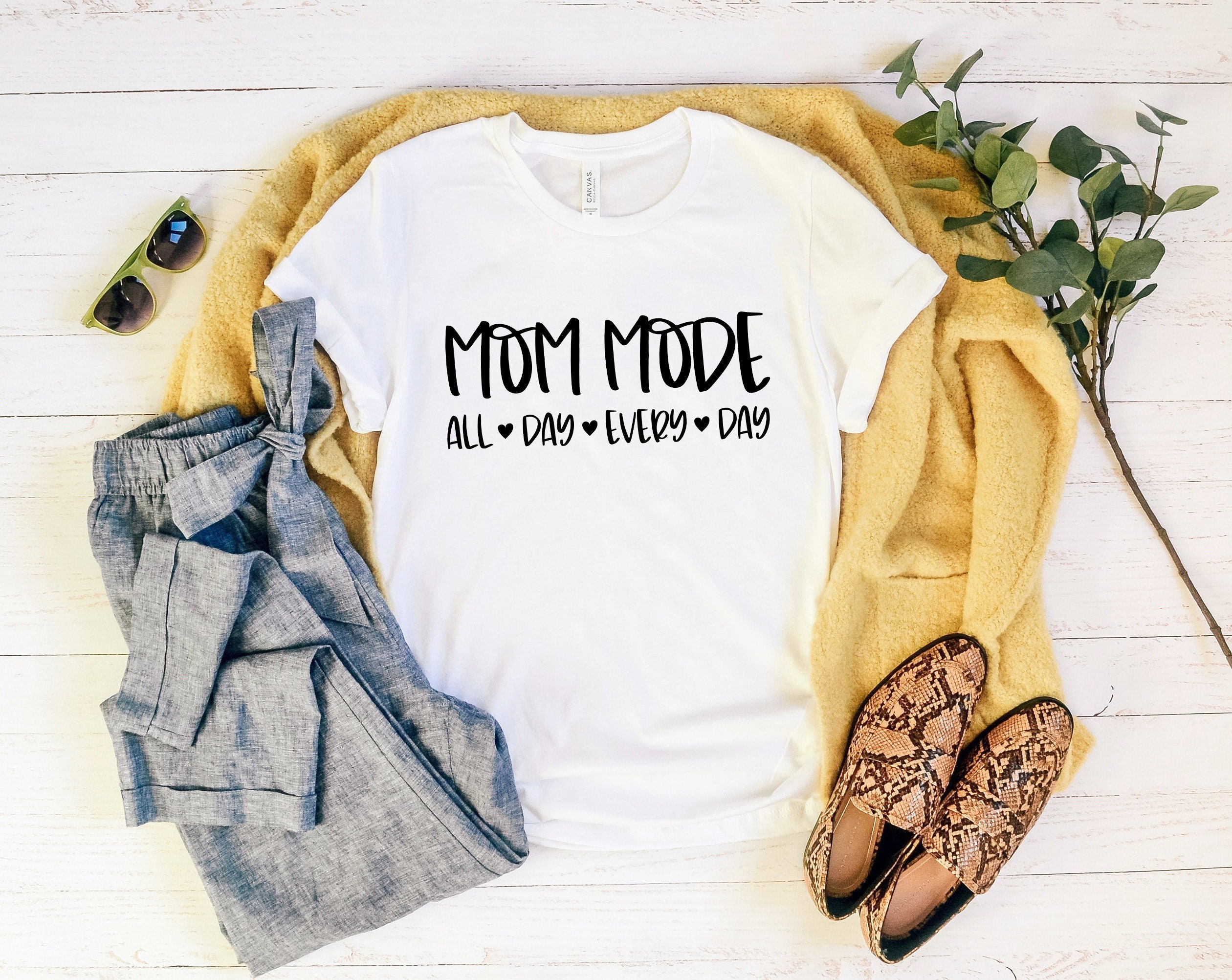 Mom Mode All Day Every Day Shirt Mom Mode Shirt Mothers Day | Etsy