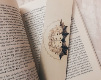 Bookmark - Creepy Bookmark - Vintage Bookmark - Dark Art - Illustrated Bookmarks