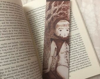 Bookmark - Creepy Bookmark - Vintage Bookmark - Dark Art - Illustrated Bookmarks