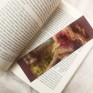 Bookmark - Creepy Bookmark - Vintage Bookmark - Dark Art - Illustrated Bookmarks - Macabre - Anime - Gore