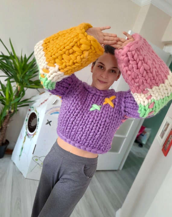 Chunky Knit Sweater for Women 