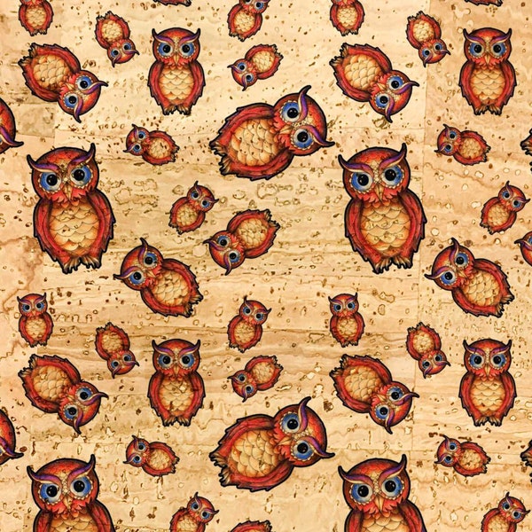 Owl Fabric Etsy