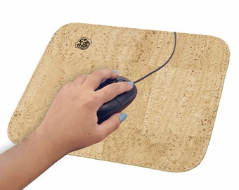 Personalized Cork Mouse Pad - Eco-Friendly Vegan Mousepad