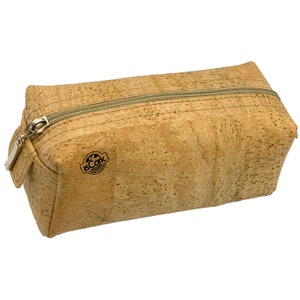 Cork Vegan makeup Bag, Case Cosmetics, Toiletry Bag 100% Portuguese PC302