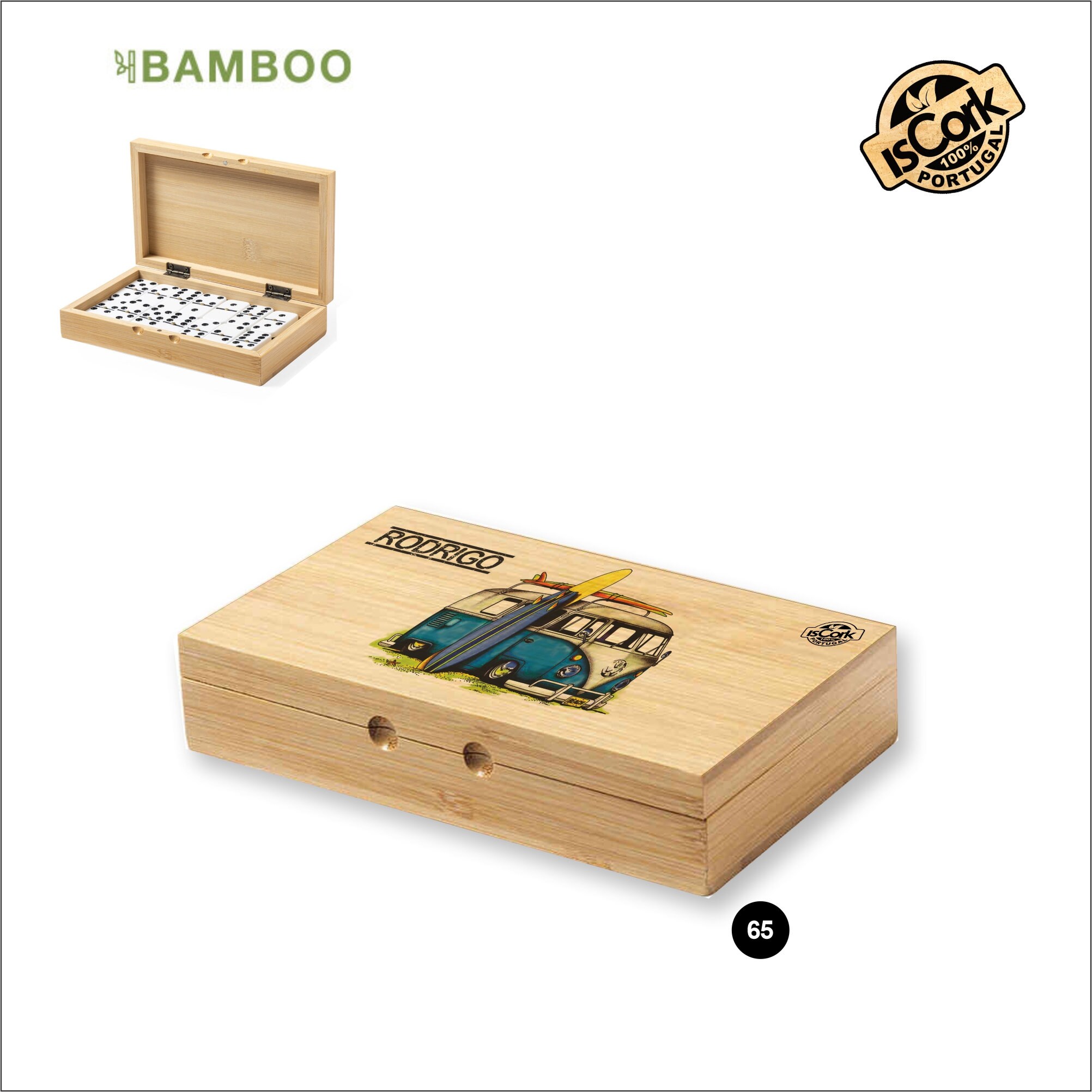 Personalized Domino Game, Bamboo Box, UV Engraved Gift - Etsy