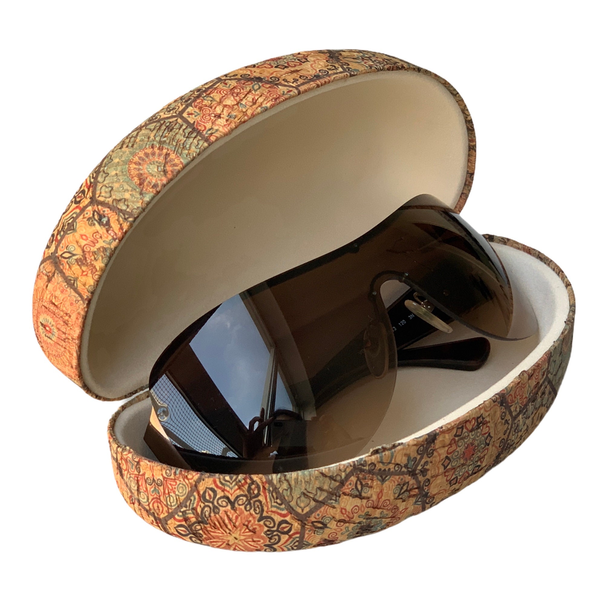 Custodia Rigida Per Occhiali COMNICO - In Pelle PU Con Chiusura Magnetica - 16x6.5x4 Cm - Foto 7