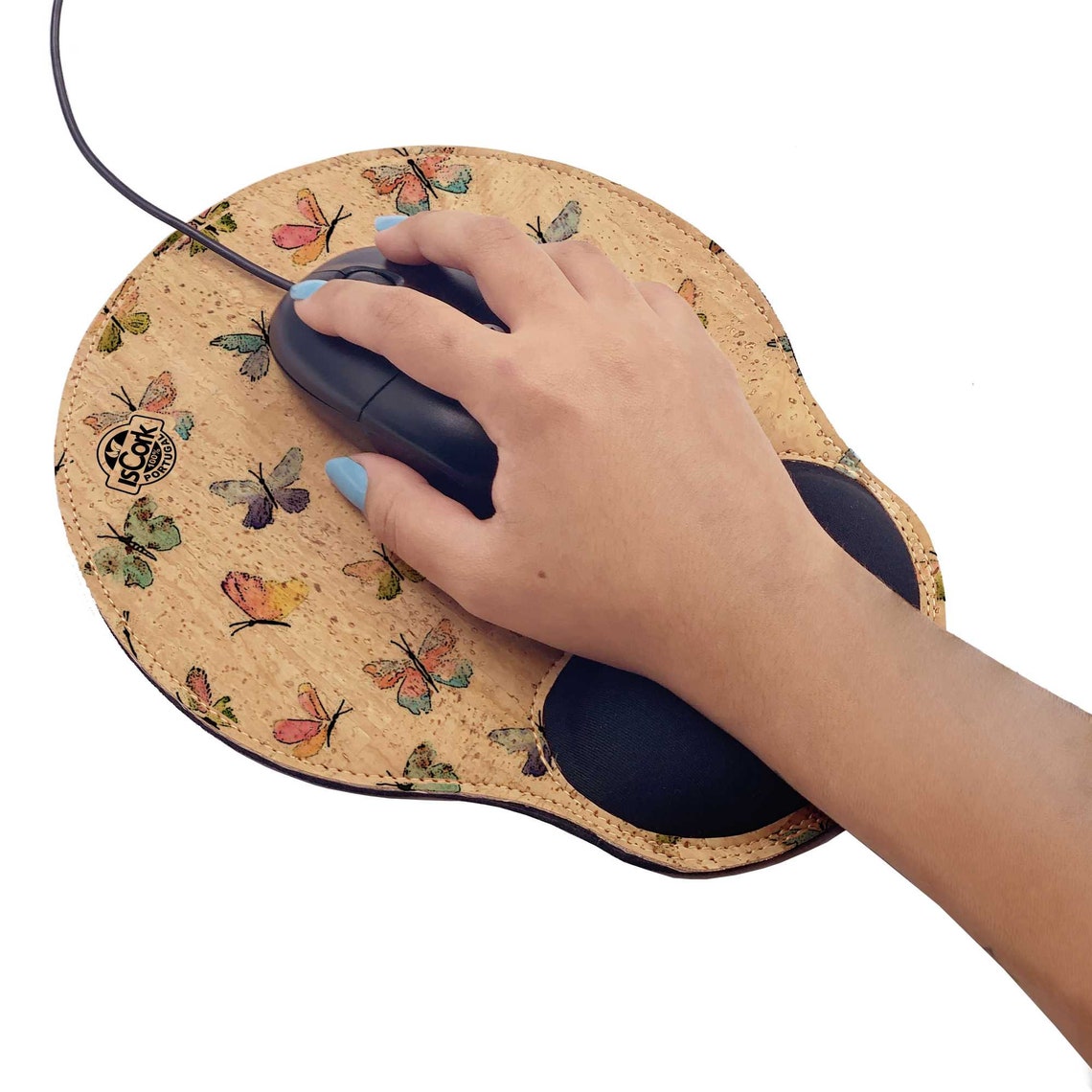 Ergonomic Mouse pad Ergonomic Cork Mouse Pad Personalized Etsy