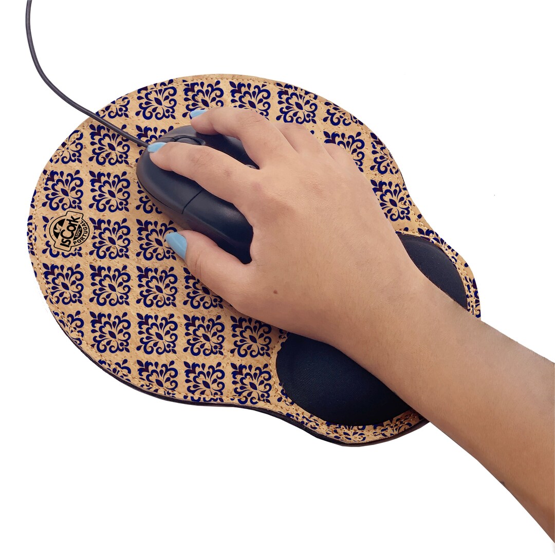 Ergonomic Cork Mouse Pad, Ergonomic Mouse Pad, Personalized Mouse Pad
