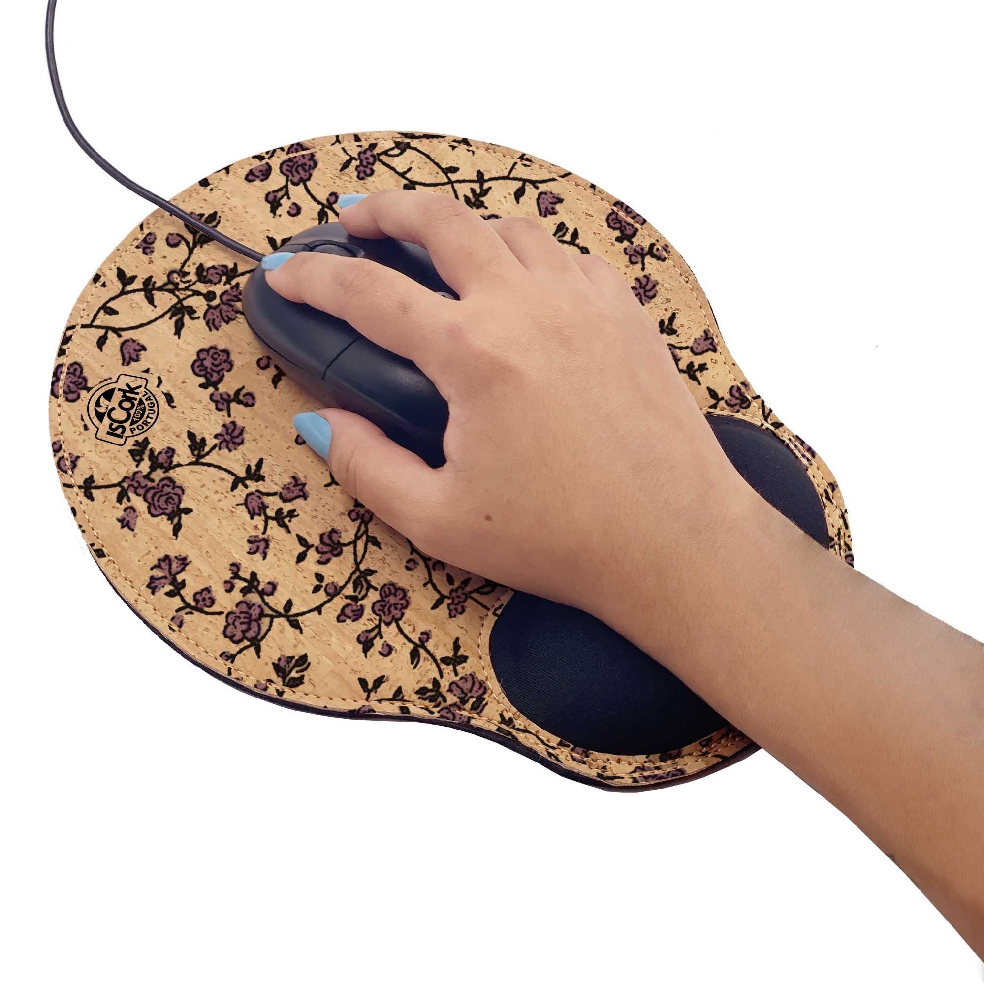 Ergonomic Mouse Pad Ergonomic Cork Mouse Pad Personalized Etsy UK