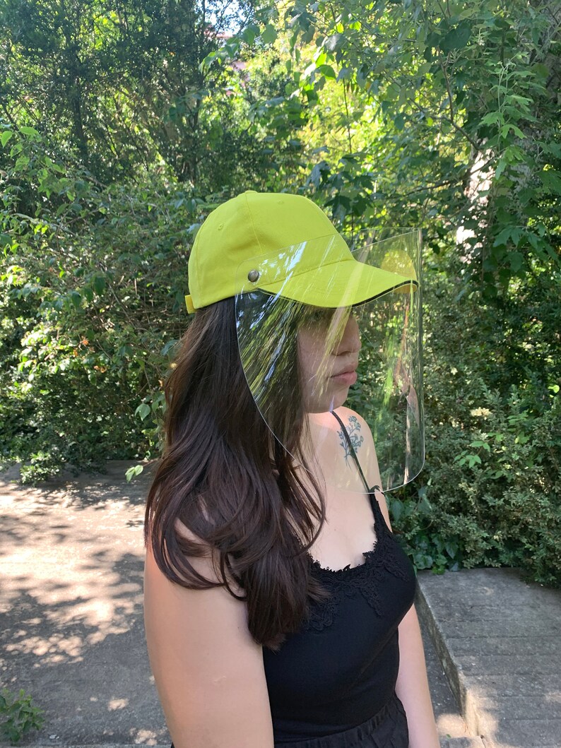 Facial Shield hat with visor for protection Male Female Adjustable V103