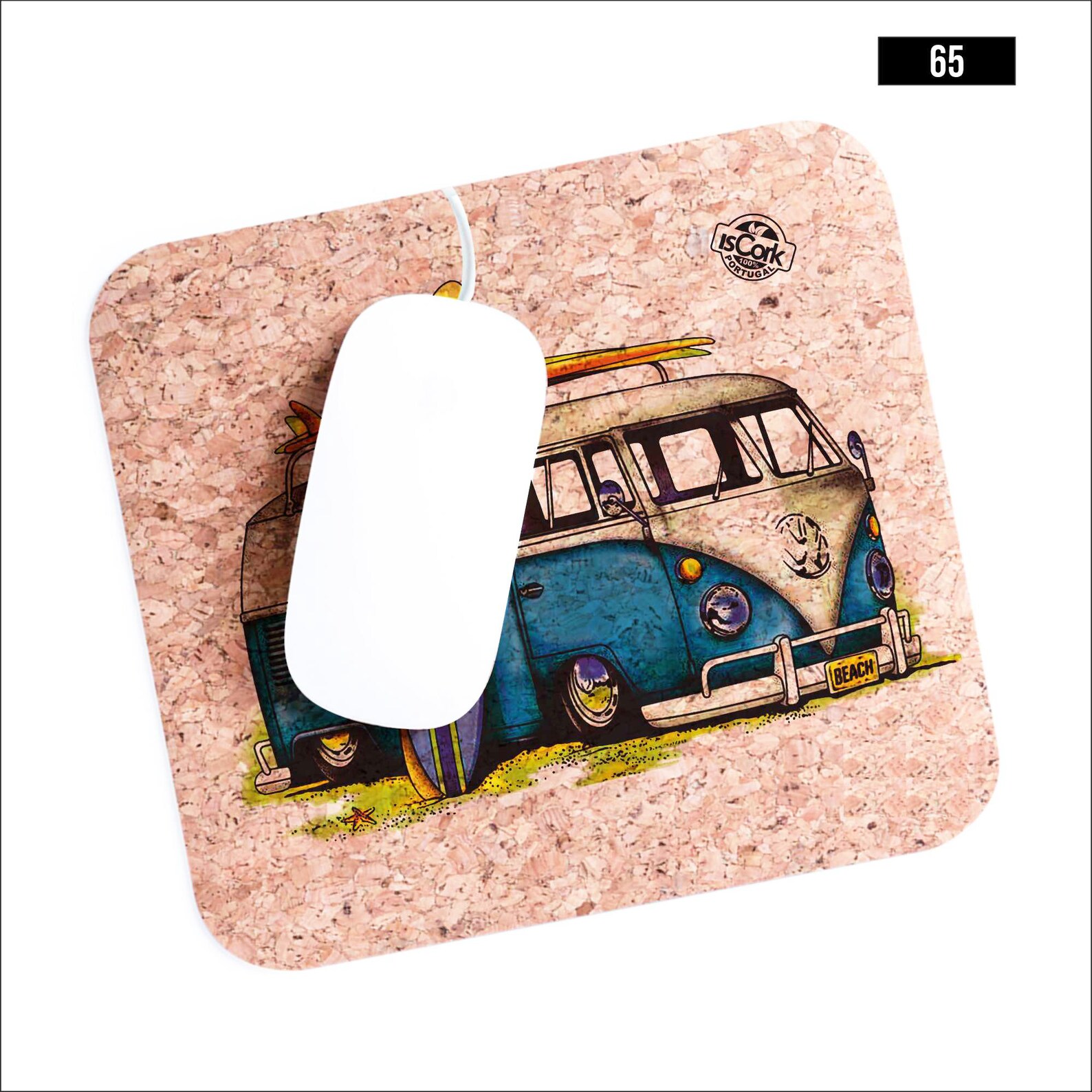 Cork Mouse Pad / Personalized Mouse Pad / Personalized Gift / Etsy