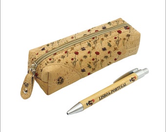 Cork case / Cork pencil case / pencil case / ecological case