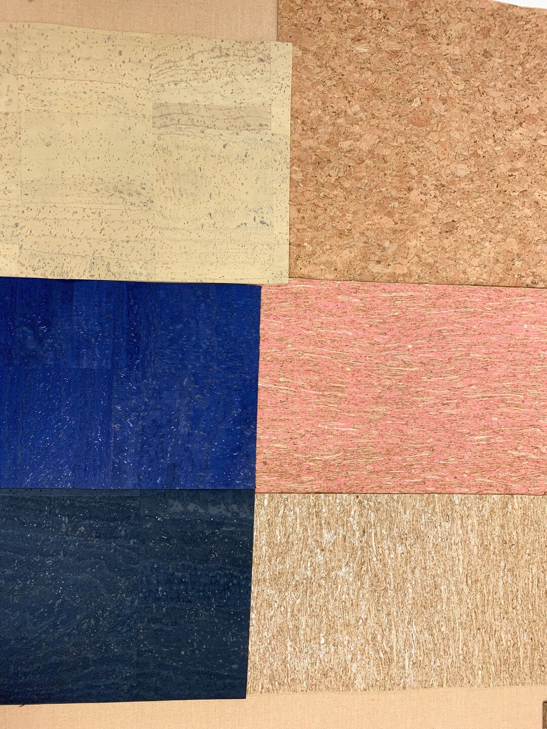 Cork Fabric Scraps, Assorted Sizes Etsy