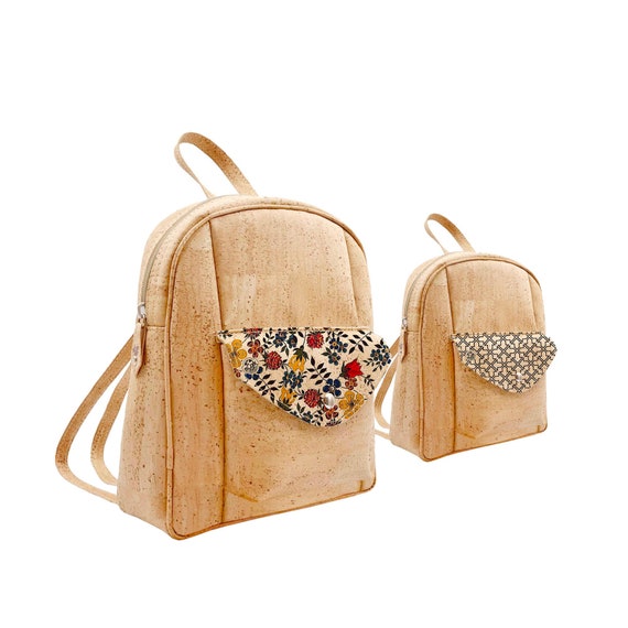 Mochila de corcho genuino mochila con estampado de corcho mochila vegana Etsy Espana